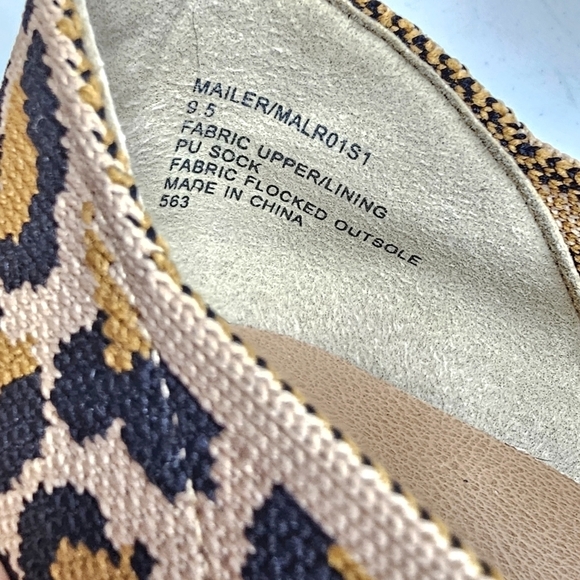 Steve Madden Women's Size 9.5 Knit Leopard Print Slip On Platform Sneaker Shoes - Picture 9 of 12